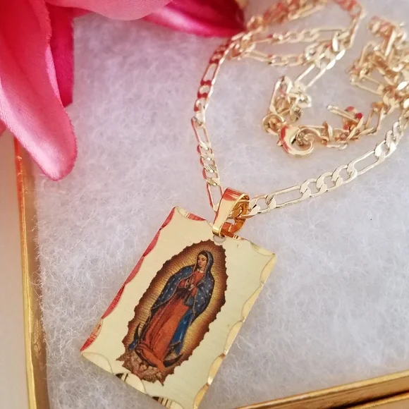 Lady of Guadalupe Large Picture Pendant - Picture 4 of 4